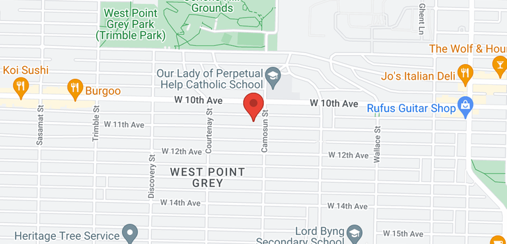 map of 4117 W 11TH AVENUE